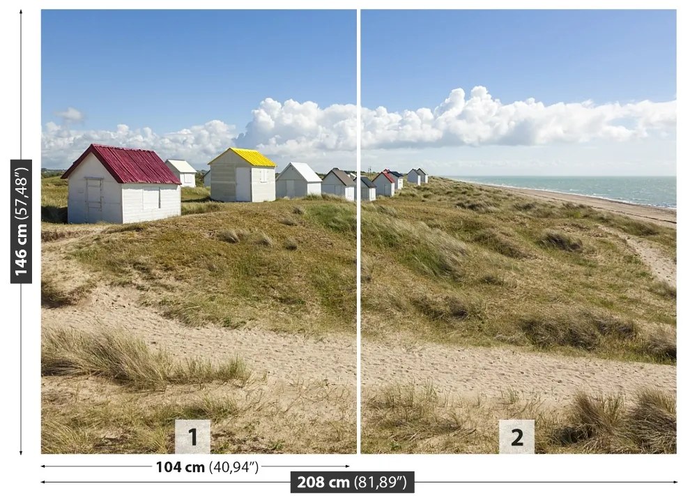 Fototapeta Vliesová Dunes beach 104x70 cm