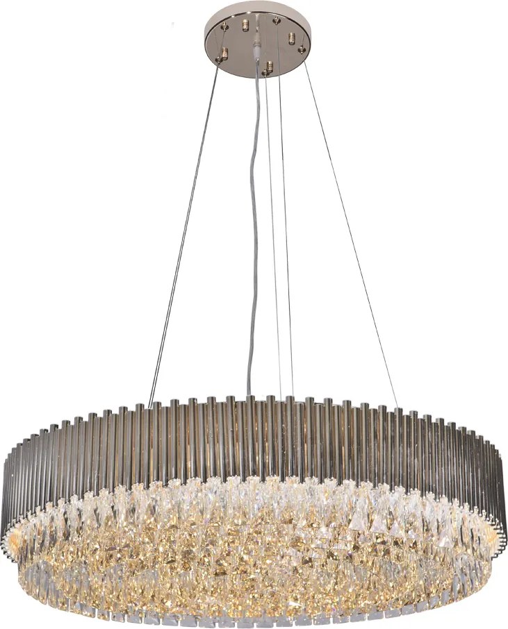 Závesná krištáľová lampa Gold Stic 60181/32