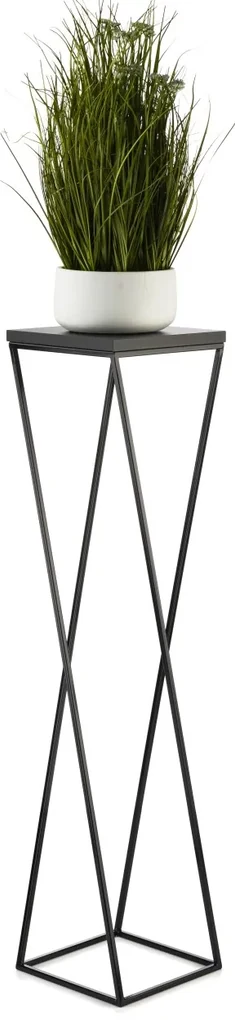 STOJAN NA KVETINÁČ LOFT7 100X24X24 CM ČIERNA