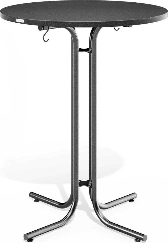 Cateringový skladací barový stôl Ofelie 70 cm sivý
