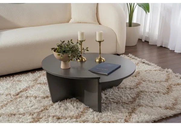 SADA 2x Konferenčný stolík ORION antracit