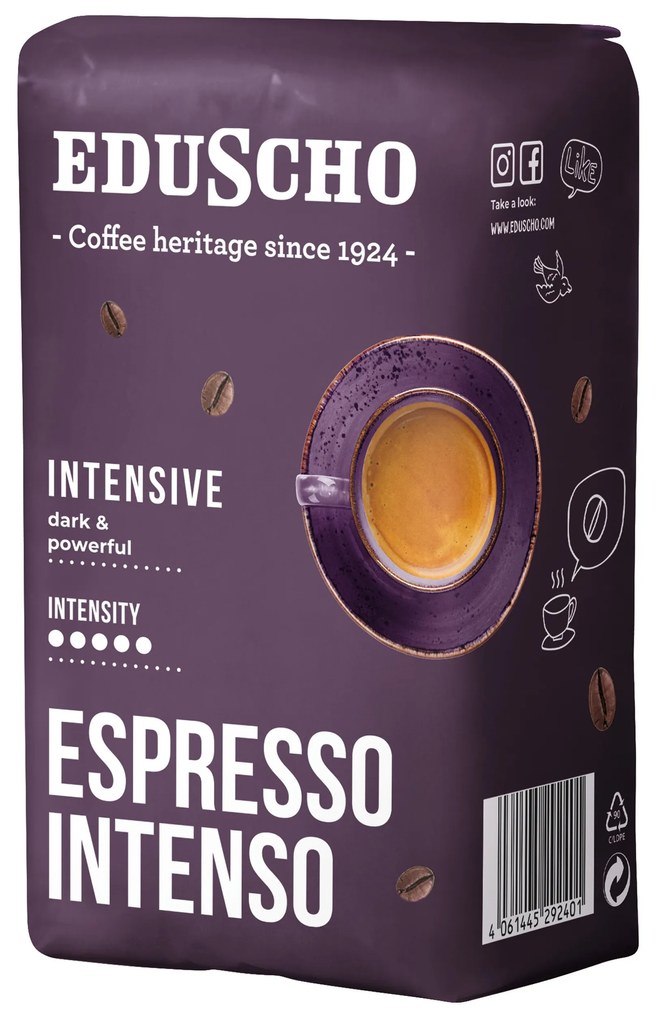 Eduscho Espresso Intenso - 500 g zrnkovej kávy