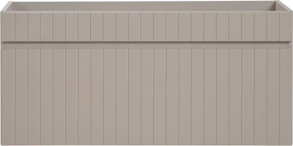 Závesná skrinka pod umývadlo Iconic s doskou 100 cm kašmír/dub coast evoke