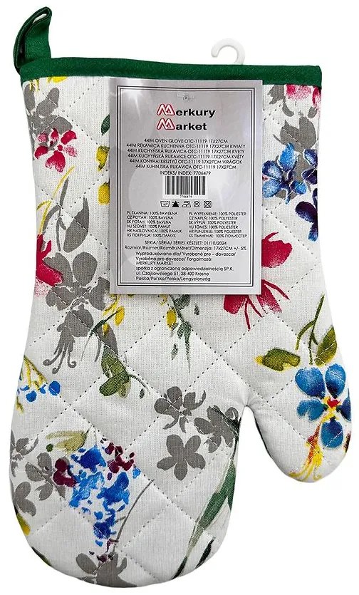 Kuchynská rukavica OTC-11119 17x27 cm kvety