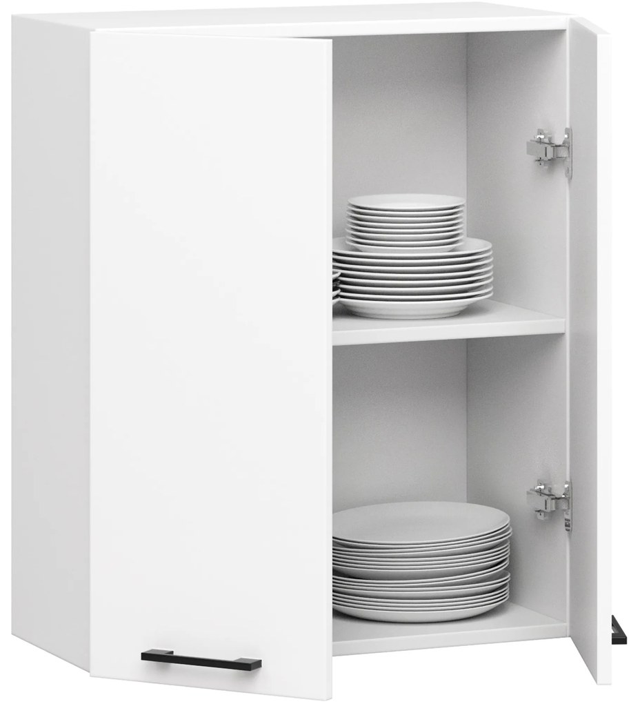 Závesná kuchynská skrinka OLIVIE 60x72 cm matná biela