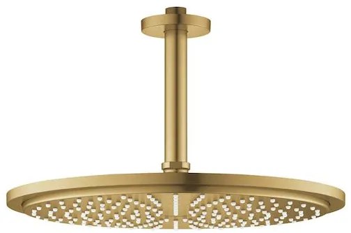 Hlavová sprcha GROHE Rainshower Cosmopolitan Metal vrátane sprchového ramená Brushed Cool Sunrise 26067GN0