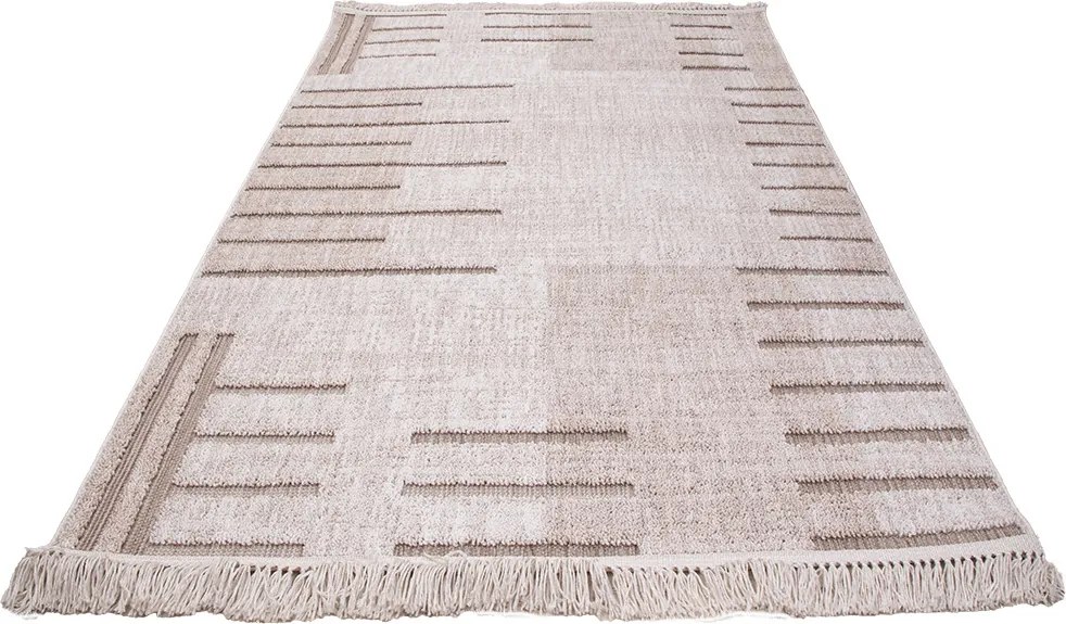 Koberec Benita 091A D.BEIGE/CREAM rozmery koberec: 120x170 cm