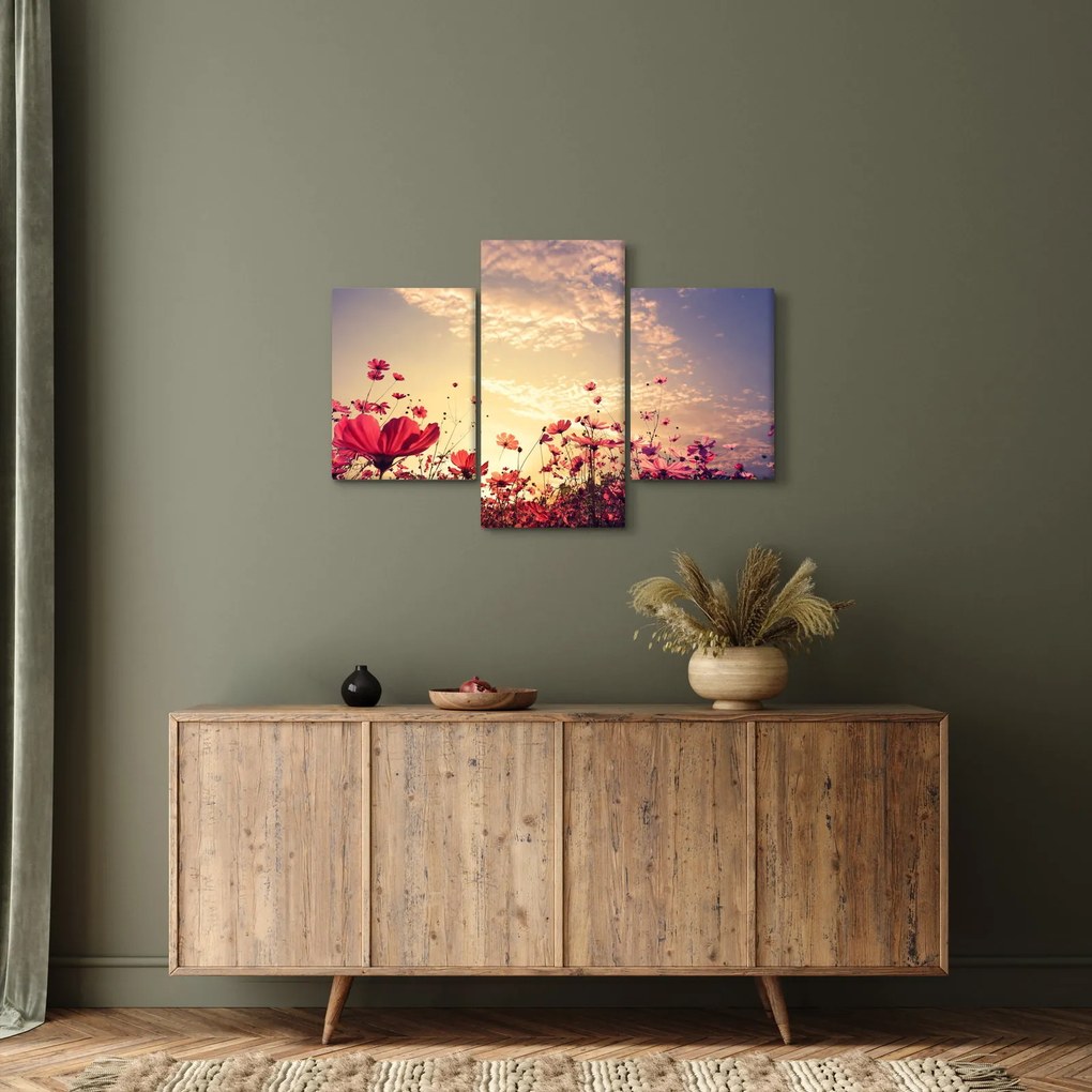 Obraz - Lúka s kvetmi (90x60 cm)
