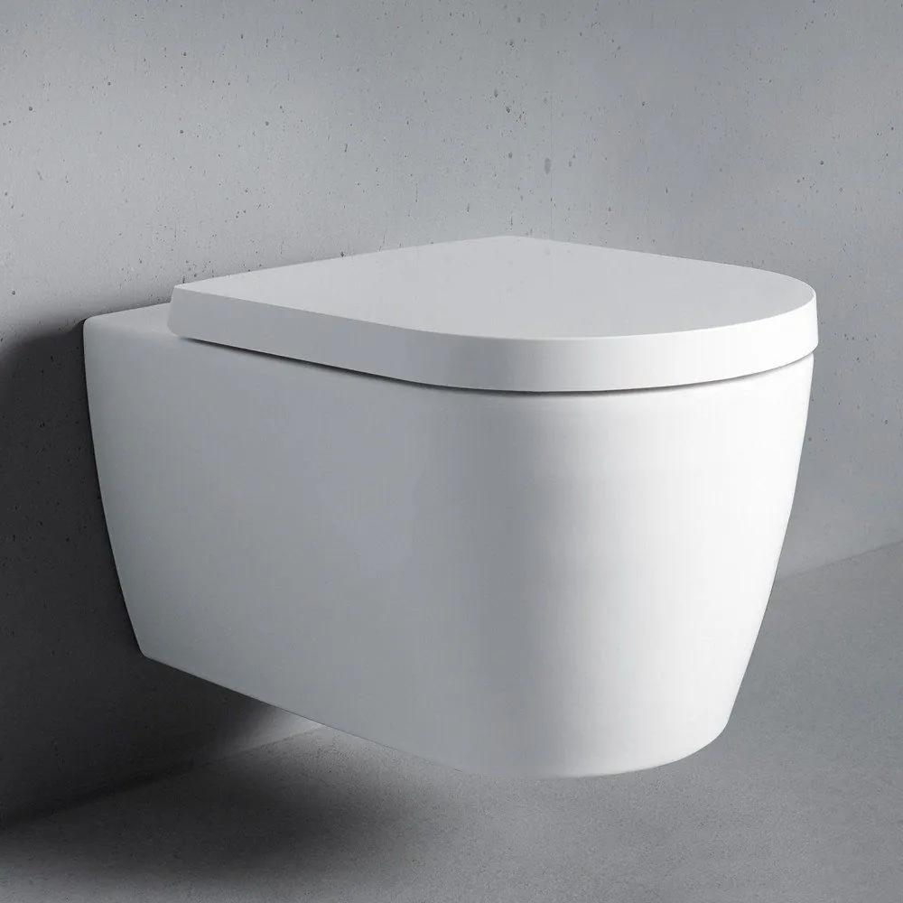 DURAVIT ME by Starck závesné WC s hlbokým splachovaním, 370 x 570 mm, biela/biela matná, s povrchom HygieneGlaze, 2528099000