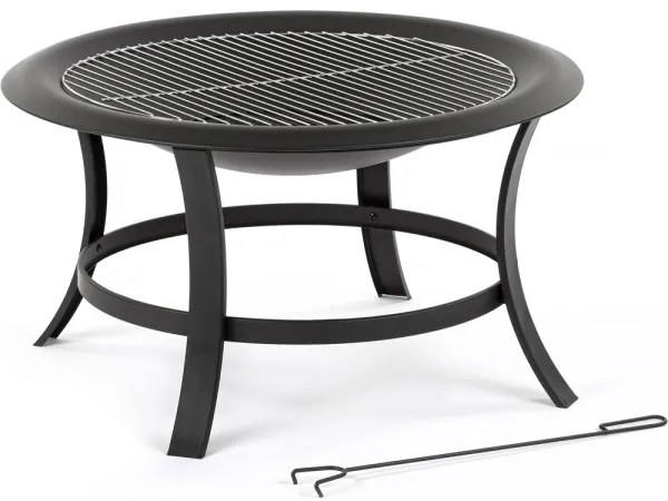 Fieldmann - Prenosné ohnisko s roštom pr. 74 cm