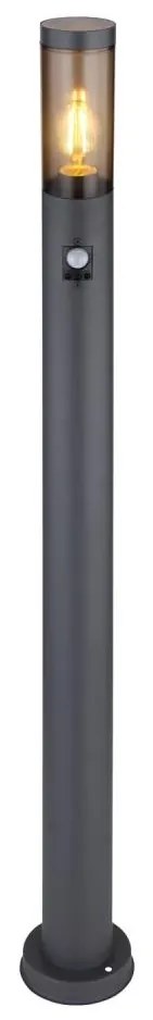 Globo 3159SAS - Von. lampa so senzorom BOSTON 1xE27/15W/230V IP44 110 cm čierna