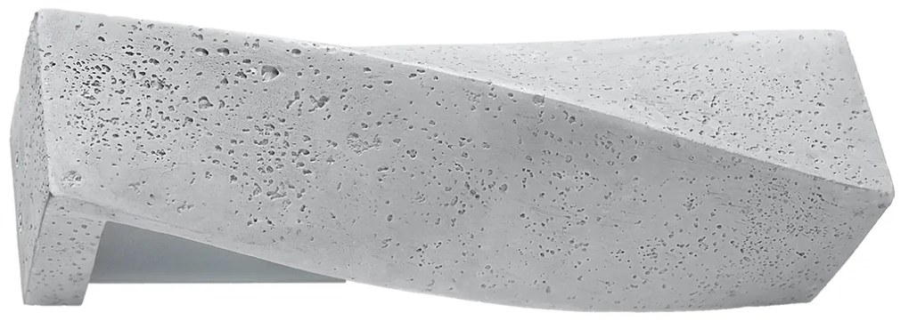 Nástenné svietidlo Sigma, 1x betónové tienidlo