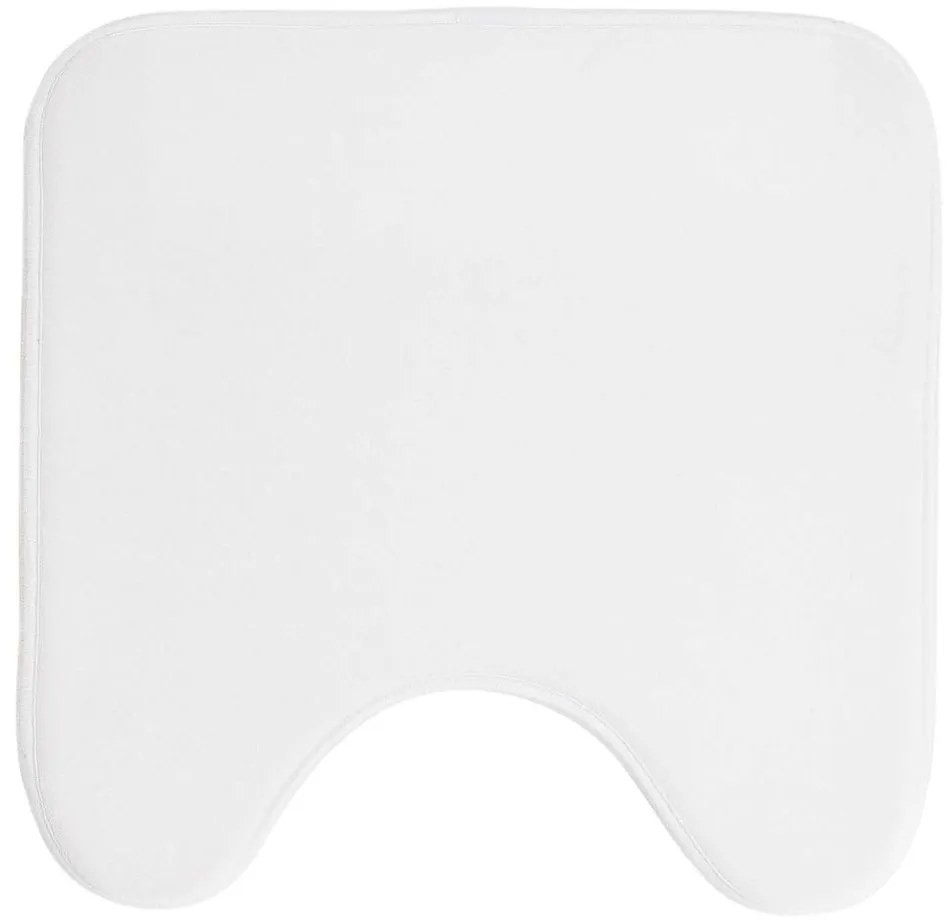 Biela WC kúpeľňová predložka 45x45 cm Vitamine – douceur d'intérieur