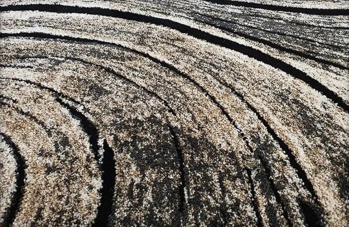 HU Hnedý koberec Loft Loft-260 so vzorom dreva Rozmer: 140x190 cm