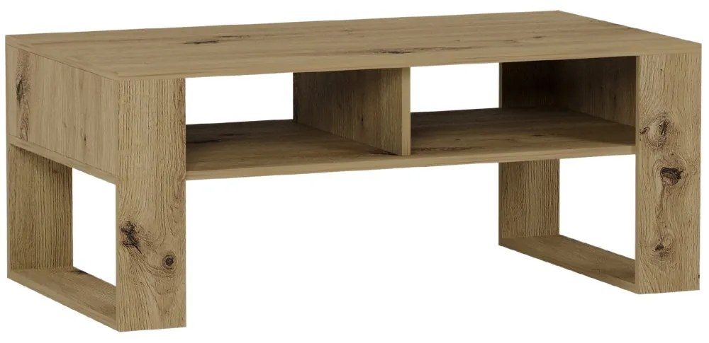 Moderný konferenčný stolík 58 x 90 x 55 cm artisan mix antracit