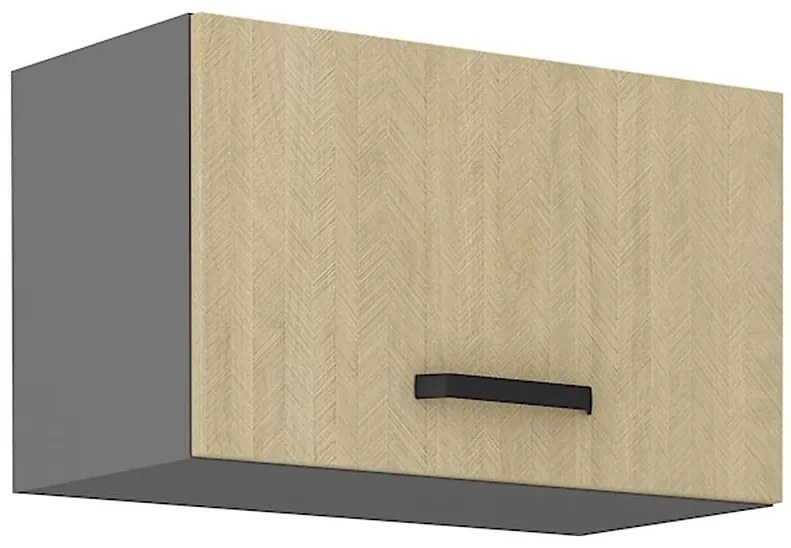 Kuchynská skrinka SCANDI jedľa/antracitová 60gu-36 1f