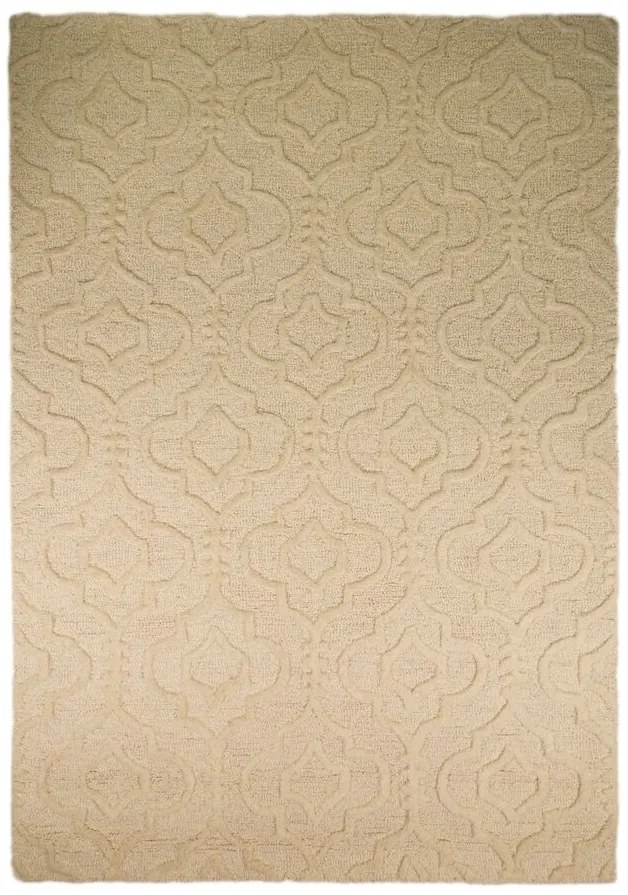 DOPREDAJ: 120x170 cm Kusový koberec Moorish Marrakech Cream, 120x170, biela, chodba / predsieň, Flair Rugs