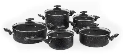 Kolimax Sada riadu BLACK GRANITEC, 10 dielov