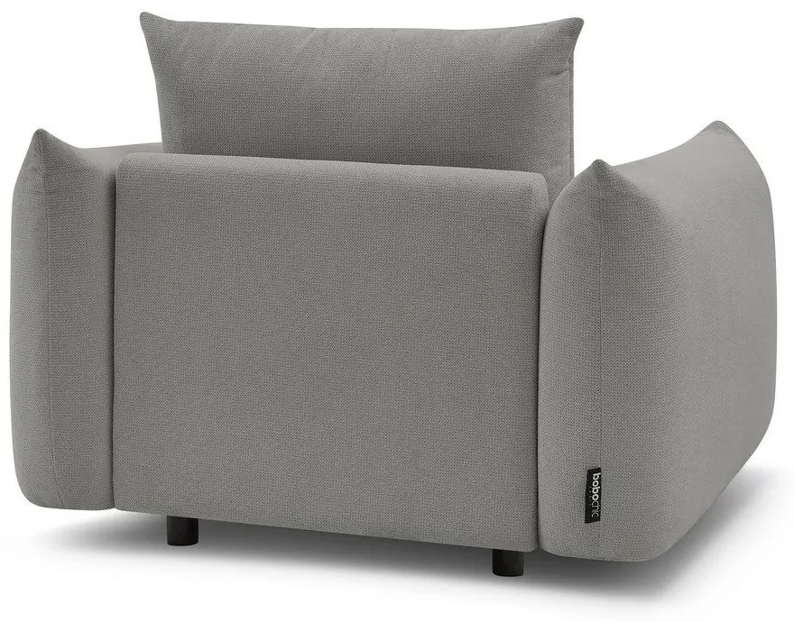 Sivé kreslo Ernest – Bobochic Paris