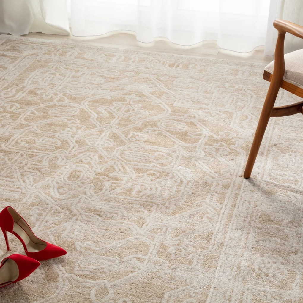 Koberec Caldera cream/camel 200x290 cm