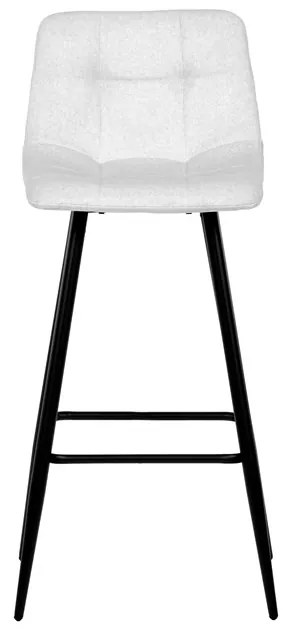 Autronic Barová stolička, biela, látka, AUB-X7015 WT2