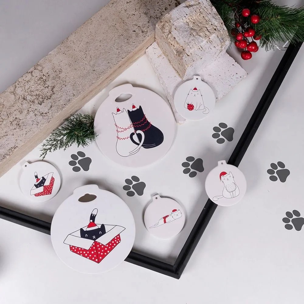 Závesné dekorácie v súprave 12 ks Xmas - VDE Tivoli 1996