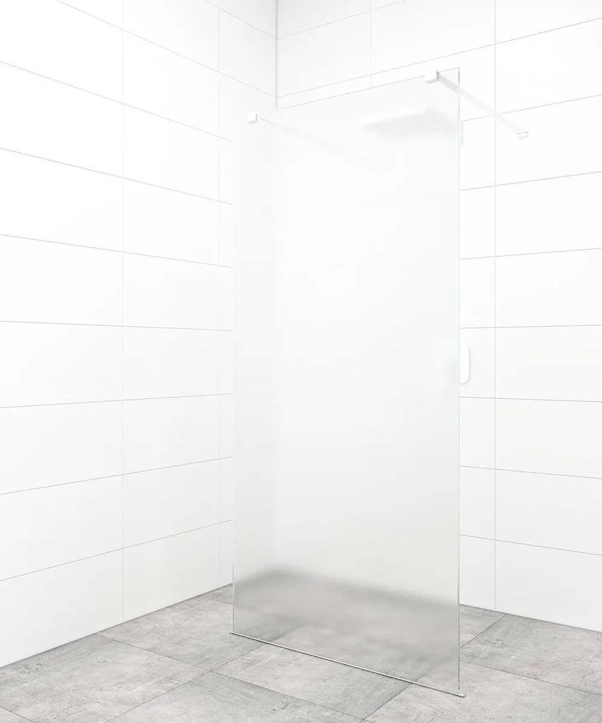 Sprchová zástena Walk-in 140 cm SAT vo farbe profilu biela SATBWI140MSZAVB