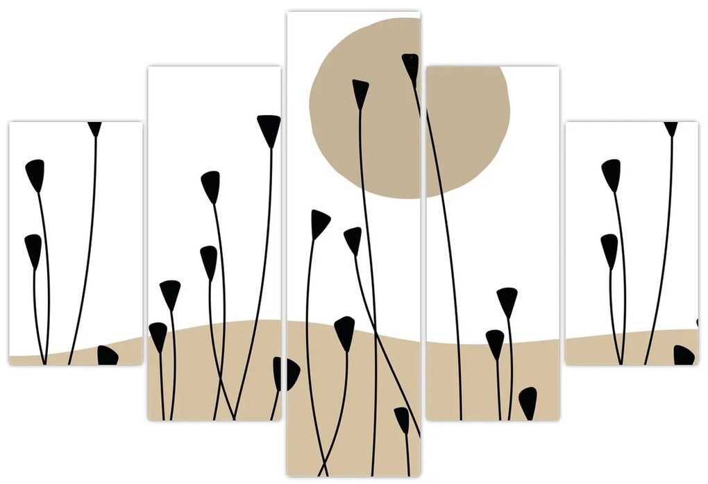 Obraz - Grafická lúka N⁰2 (150x105 cm)