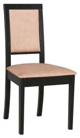 Jedálenská stolička ROMA 13 Biela Tkanina 13B