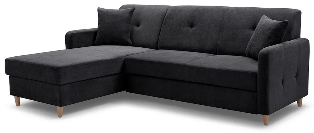 Expedo Rohová rozkladacia sedačka FOSIE, 220x88x162, orino 12, pravý roh