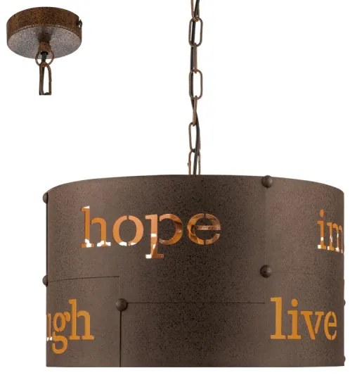 Eglo 49743 - Luster na reťazi COLDINGHAM 3xE27/60W