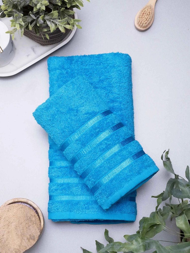 Bambusový uterák 50 × 100 cm - Noemi tyrkysový