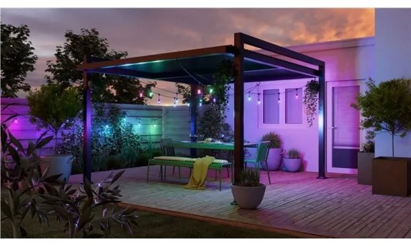 Nanoleaf NF084E00-20SLO- LED RGBWIC rozširujúci reťazec (girlanda) 20×LED, 15 m, Wi‑Fi, IP65