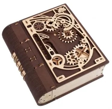 Ugears - 3D drevené mechanické puzzle Kniha tajomstiev