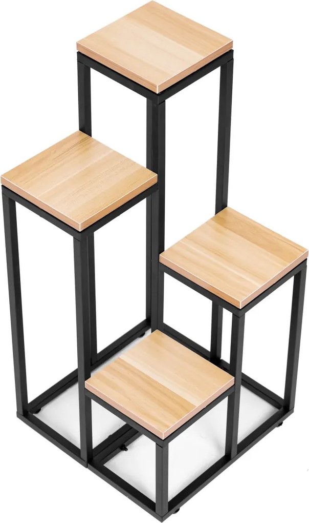 Stojan na kvety GEORGE svetlý orech