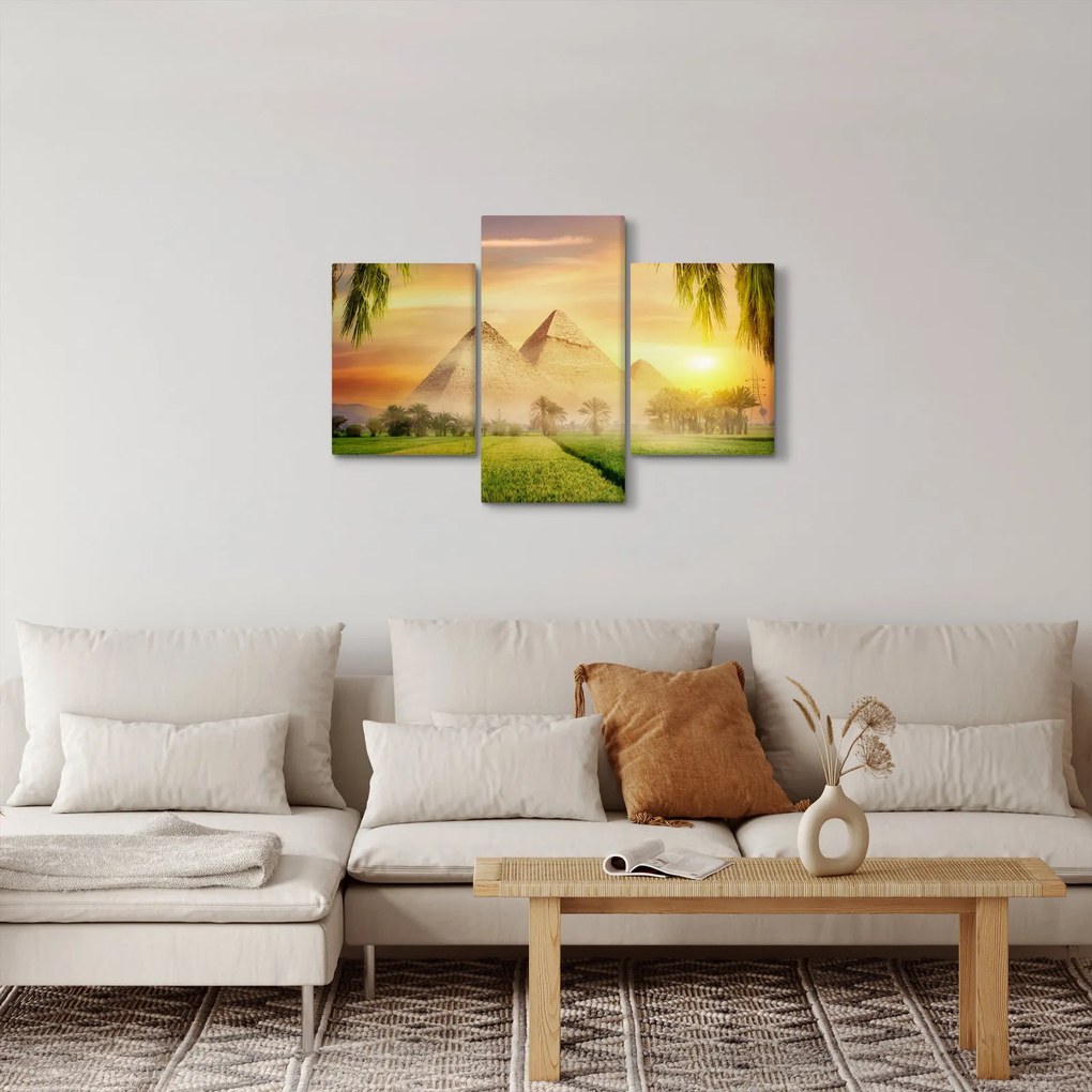 Obraz - Pyramídy (90x60 cm)