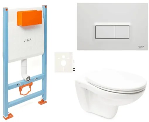 Závesný wc set VitrA Normus do ľahkých stien / predstenová SIKOVSNOR54600, 1 ks