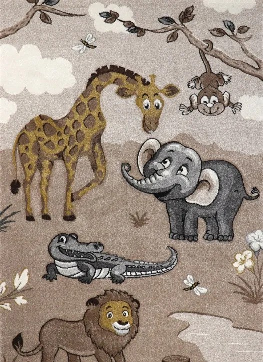 Detský kusový koberec Diamond Kids 24292/760, 140x200, béžová, detská izba, Medipa (Merinos)