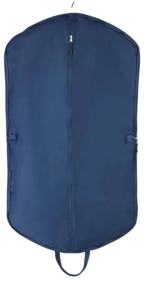 Modrý obal na oblek s taškou na topánky vreckami Wenko Business