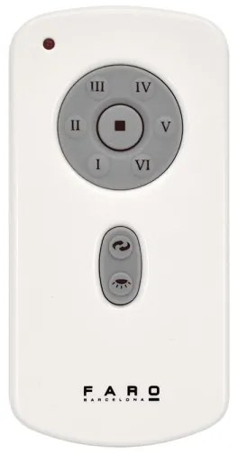 FARO 32036 - Stropný ventilátor TUBE FAN čierna/číra pr. 128 cm + diaľkové ovládanie