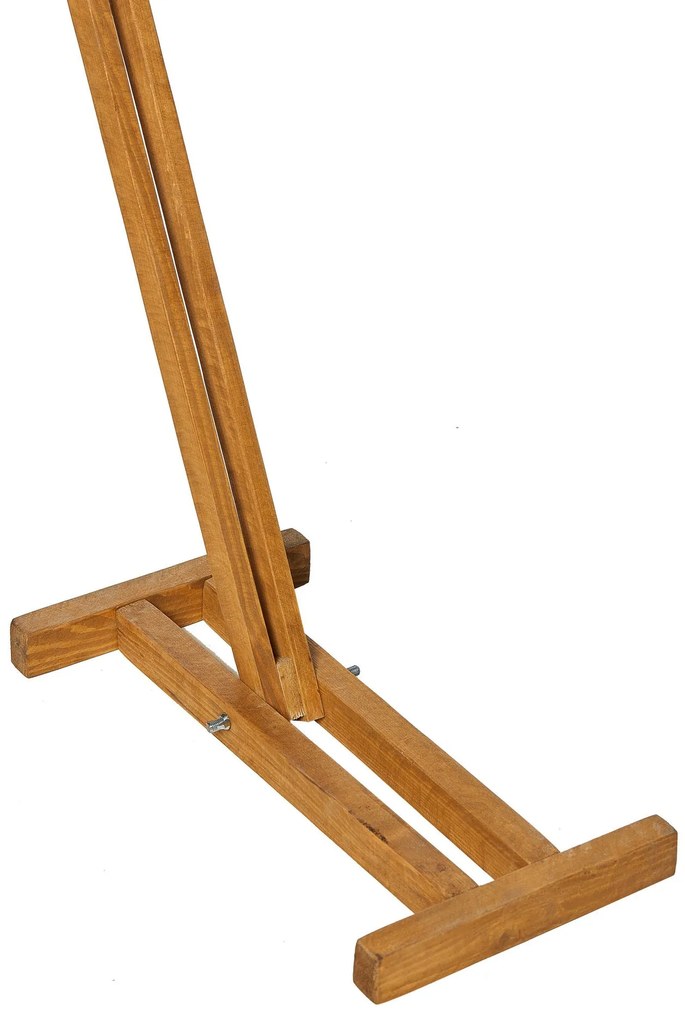 Stojacia lampa Beehive z masívu ecru/hnedá