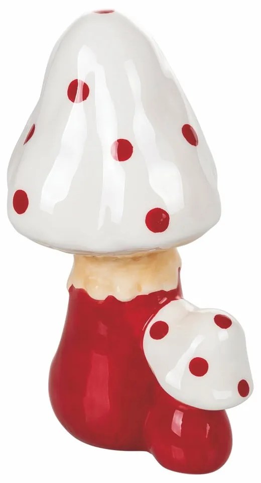 Keramická vianočná dekorácia VDE Tivoli 1996 Fungo, výška 18,5 cm