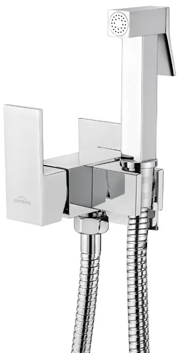 Invena Invena, podomietková bidetová batéria, chrómová, INV-BP-K0-B01-L