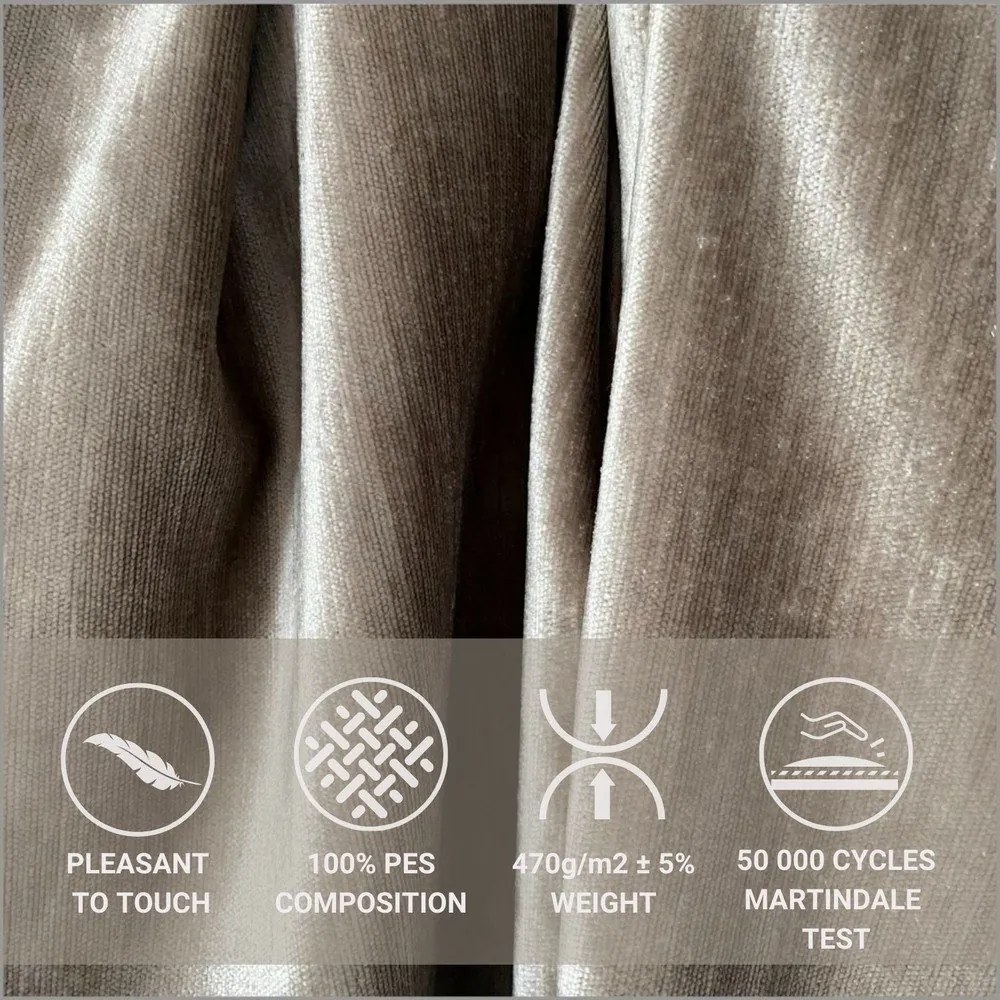 Svetlohnedá boxspring posteľ s úložným priestorom 140x200 cm Ava – Maison de Rêve