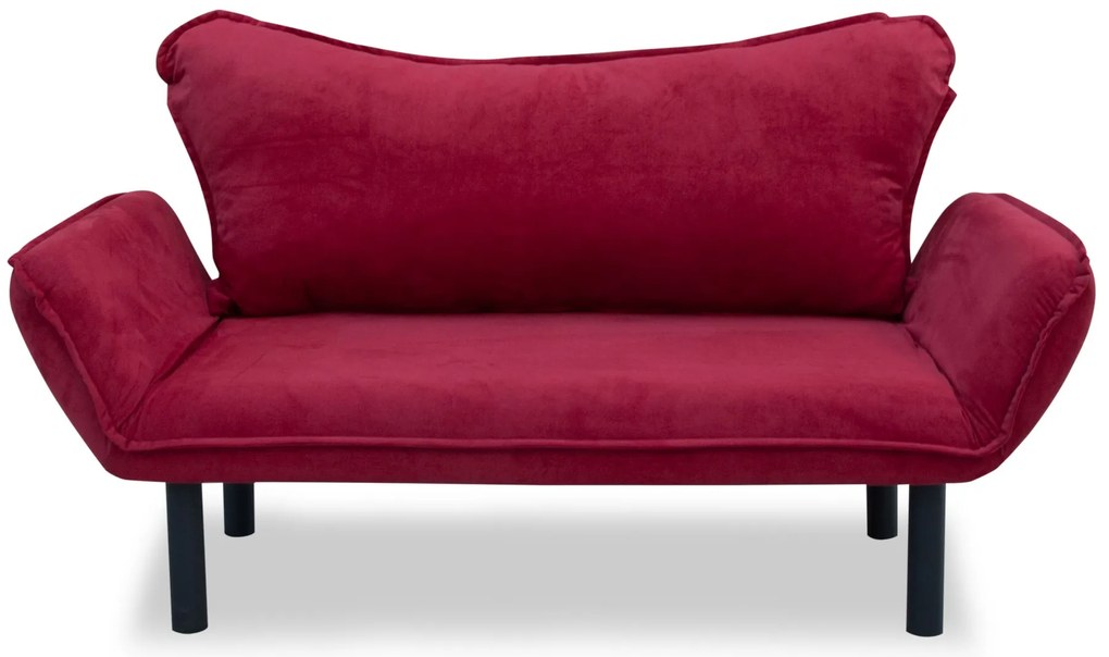 Rozkladacia pohovka dvojsed Chatty (bordová). Akcia -14%. Vlastná spoľahlivá doprava až k Vám domov. 1062613