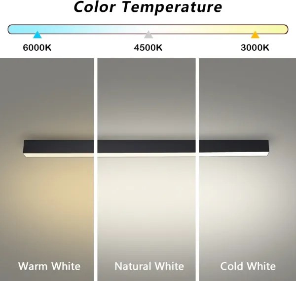 Brilagi - LED Kúpeľňové stropné svietidlo SLEEKLINE LED/40W/230V čierne IP44