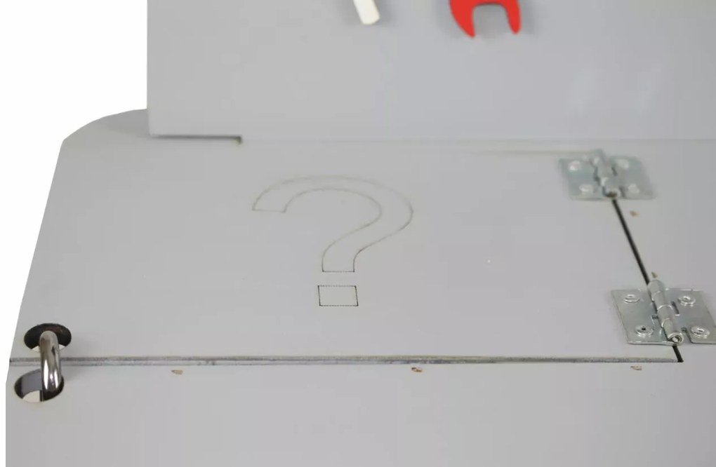 Drevený ponk s príslušenstvom - šedý