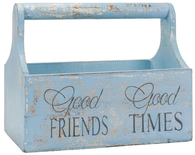 Garthen 73075 Dekoratívny kvetinový box - 30 x 17 x 25 cm, modrý