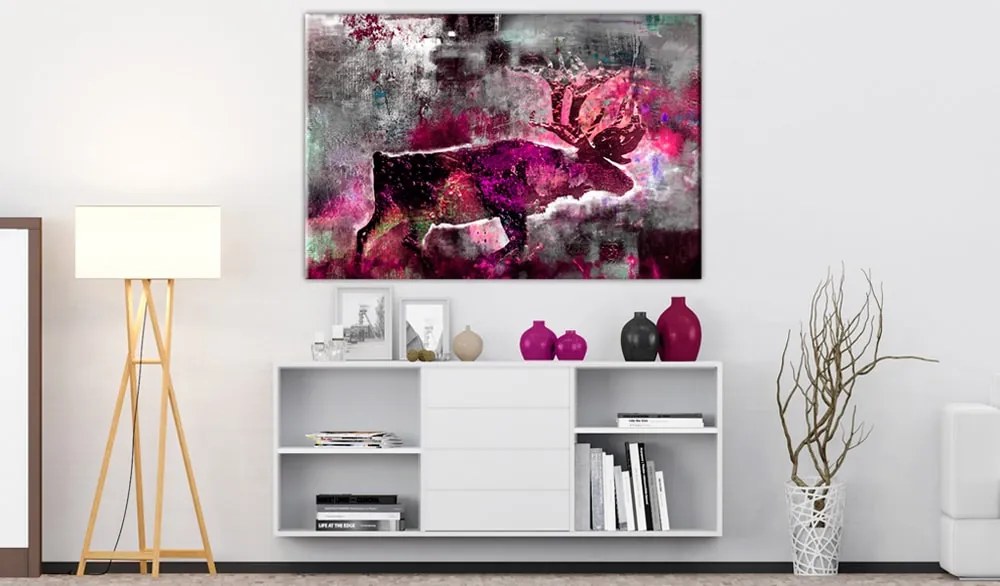 Obraz ružový los  - Ruby Caribou