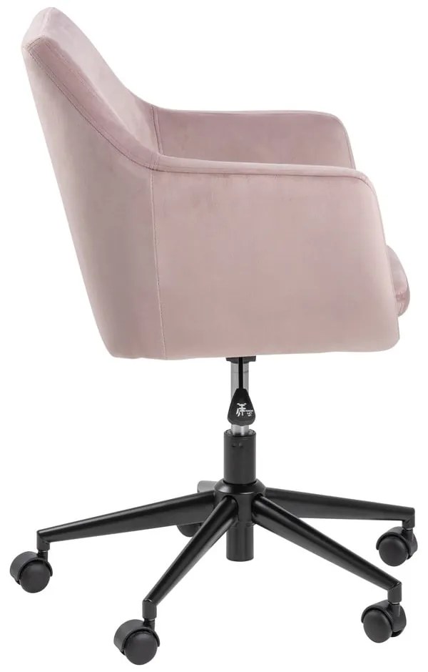 Ružová kancelárska stolička Actona Nora
